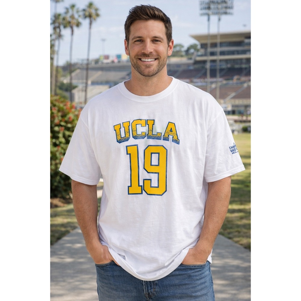 UCLA Bruins #19 Graphic Tee | White | Size 2XL